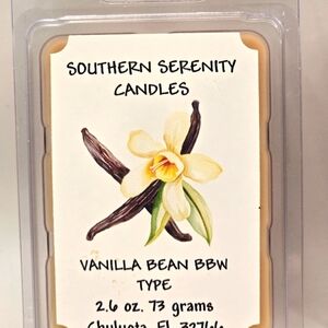 Southern Serenity Wax Melts/Tarts. Vanilla Bean Wax Melts